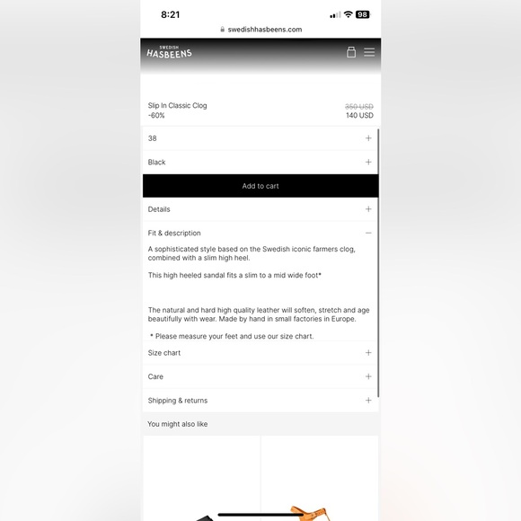 Swedish Hasbeens Clog - Picture 13 of 14